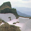 03 045 Circle Lk and The Citadel from SE ridge Mt Daniel (155k)