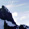 04 011 Clouds Form Smoke signals on N Peak Chimney Rk (178k)