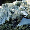 04 087 Ice Cliff Hilton on North ridge Mt Stuart (293k)