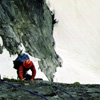 04 097 Chris H on lower west side N Ridge Mt Stuart (248k)