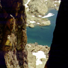 04 118 Down the Dike Chimney above Lake Ingalls (192k)