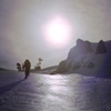 05 022 Rudi M climbs into the sun near Tank Lks (122k)